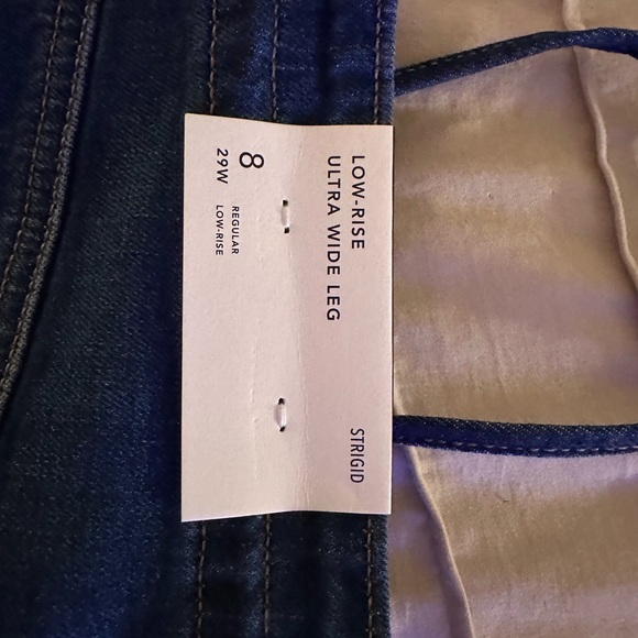 American Eagle Wide-Leg Blue Jeans - Picture 3 of 4